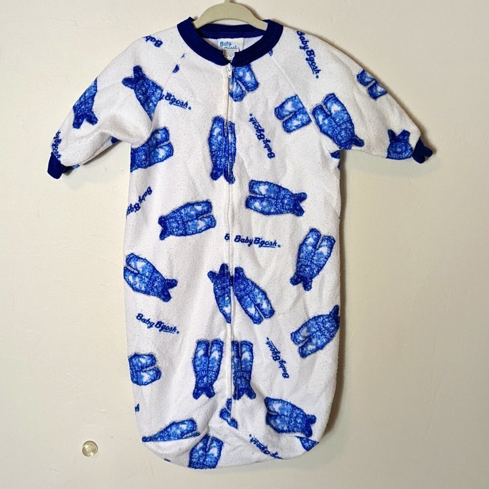 Vintage OshKosh B'gosh Baby One Piece Sleeper Fleece